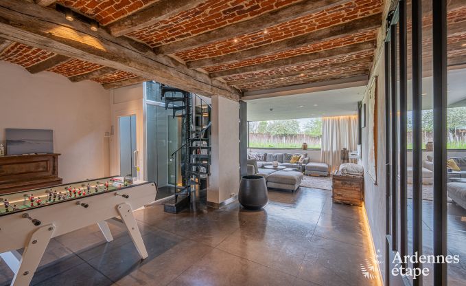 Ferienhaus Frasnes-lez-Anvaing 16/17 Pers. Ardennen Schwimmbad Wellness