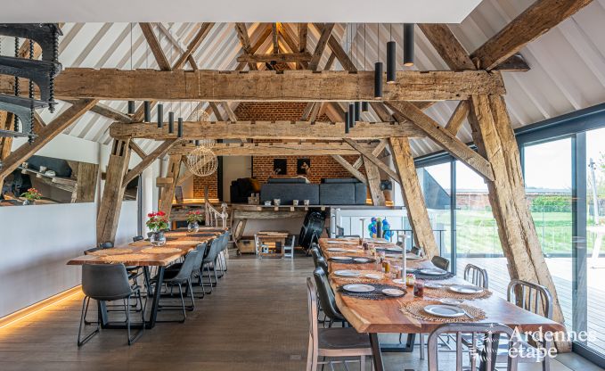 Ferienhaus Frasnes-lez-Anvaing 16/17 Pers. Ardennen Schwimmbad Wellness