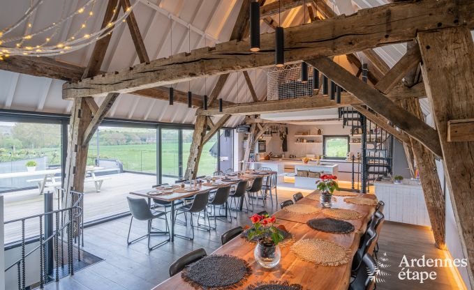 Ferienhaus Frasnes-lez-Anvaing 16/17 Pers. Ardennen Schwimmbad Wellness