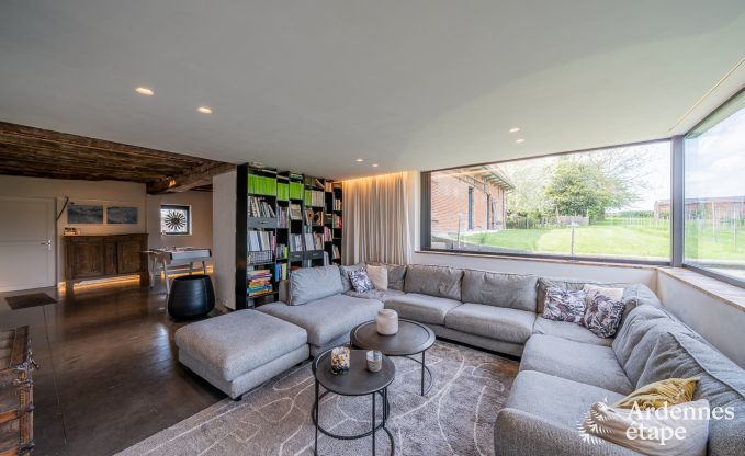 Ferienhaus Frasnes-lez-Anvaing 20/22 Pers. Ardennen Schwimmbad Wellness