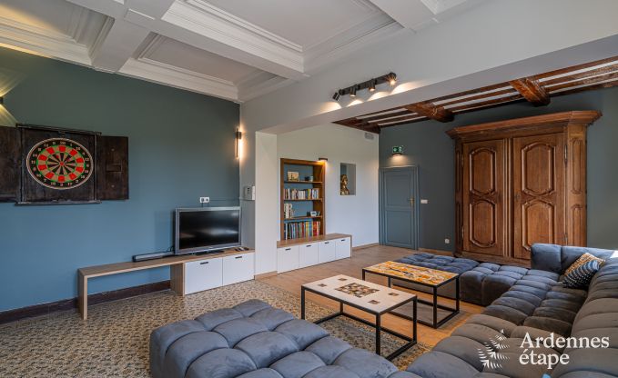 Schloss in Froidchapelle fr 19 Personen mit 5 Doppelzimmern mit eigenem Bad