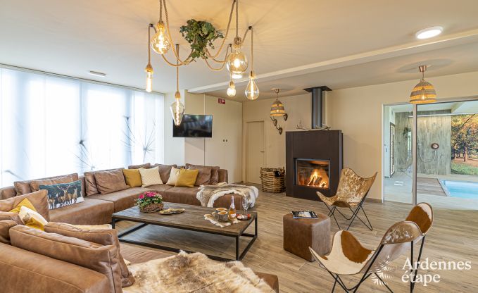 Ferienhaus Froidchapelle 20 Pers. Ardennen Schwimmbad Wellness Behinderten gerecht