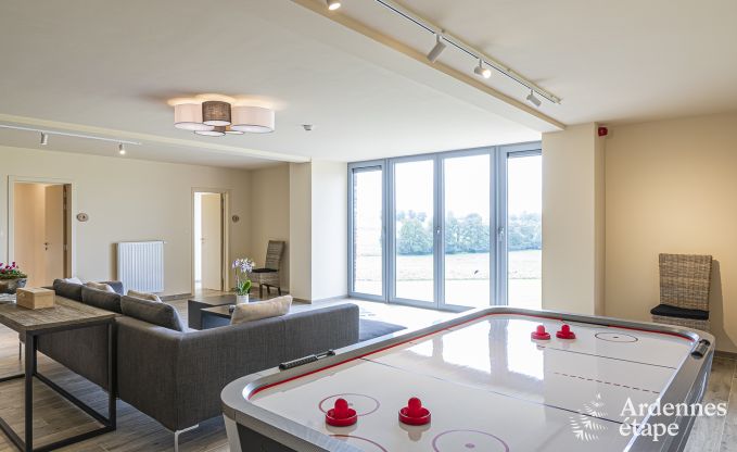 Ferienhaus Froidchapelle 20 Pers. Ardennen Schwimmbad Wellness Behinderten gerecht