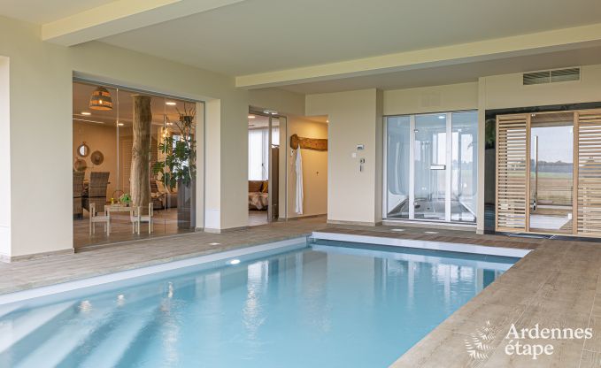 Ferienhaus Froidchapelle 20 Pers. Ardennen Schwimmbad Wellness Behinderten gerecht
