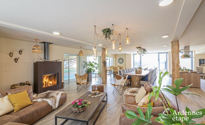 Ferienhaus Froidchapelle 20 Pers. Ardennen Schwimmbad Wellness Behinderten gerecht