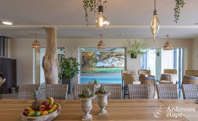 Ferienhaus Froidchapelle 20 Pers. Ardennen Schwimmbad Wellness Behinderten gerecht