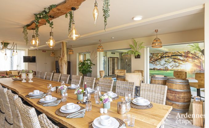 Ferienhaus Froidchapelle 20 Pers. Ardennen Schwimmbad Wellness Behinderten gerecht