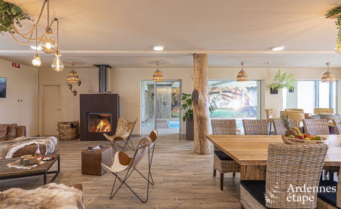 Ferienhaus Froidchapelle 20 Pers. Ardennen Schwimmbad Wellness Behinderten gerecht