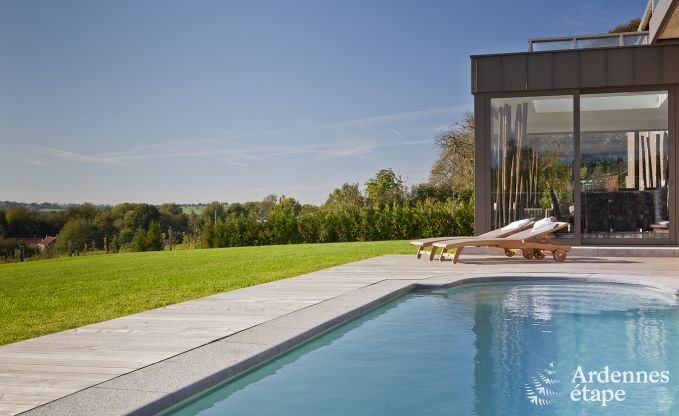 Luxusferienhaus in Froidthier f�r 10 G�ste mit Pool, Wellness und 5 Schlafzimmern in der N�he von Aubel