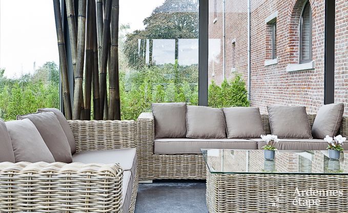 Luxusferienhaus in Froidthier f�r 10 G�ste mit Pool, Wellness und 5 Schlafzimmern in der N�he von Aubel