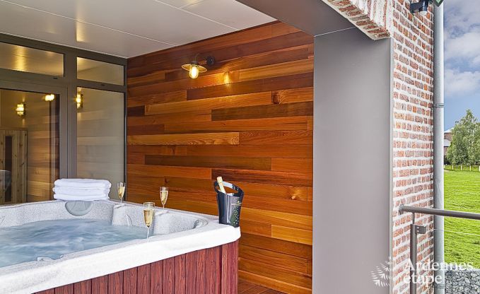 Luxusferienhaus in Froidthier f�r 10 G�ste mit Pool, Wellness und 5 Schlafzimmern in der N�he von Aubel