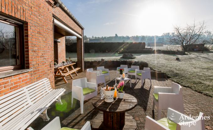 Ferienhaus Gesves 15 Pers. Ardennen Schwimmbad