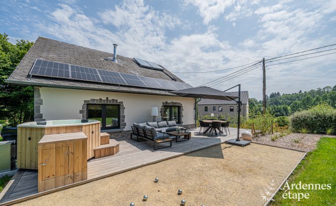 Ferienhaus Gesves f�r 6 Personen mit 3 Schlafzimmern und 3 Badezimmern, Whirlpool, Boule 