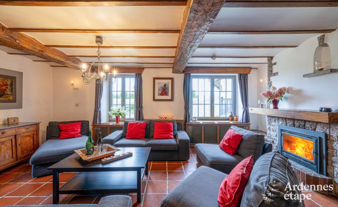 Authentisches Ferienhaus in Gouvy fr 15 Personen, mit 6 Schlafzimmern und Privatgarten