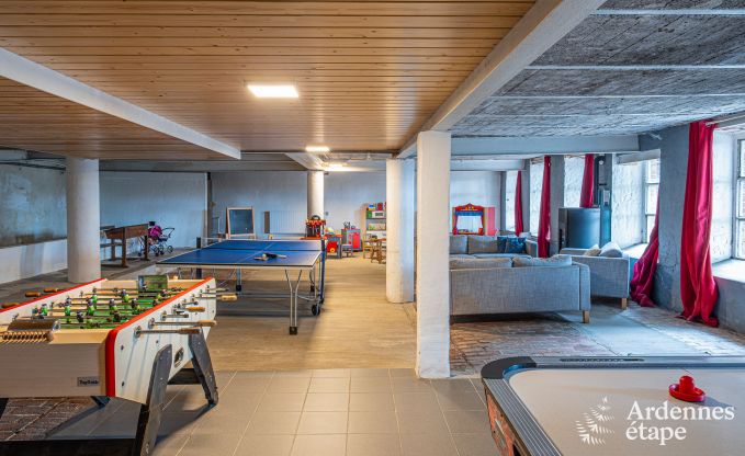 Authentisches Ferienhaus in Gouvy fr 15 Personen, mit 6 Schlafzimmern und Privatgarten