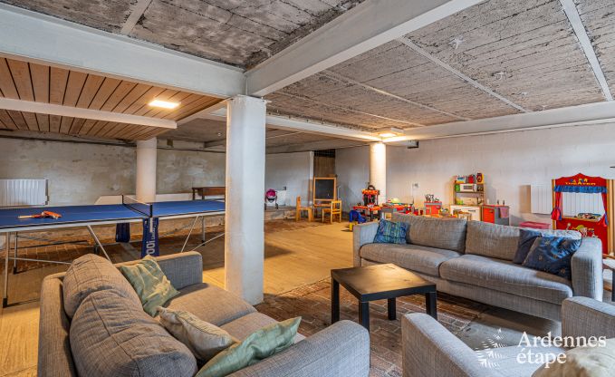 Authentisches Ferienhaus in Gouvy fr 15 Personen, mit 6 Schlafzimmern und Privatgarten