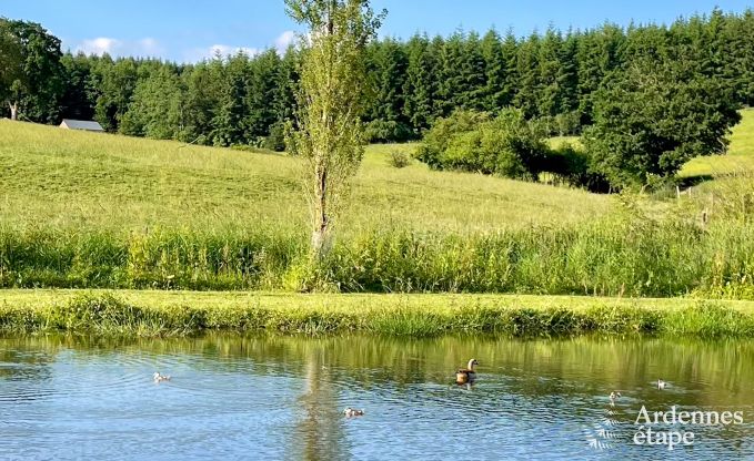 Authentisches Ferienhaus in Gouvy fr 15 Personen, mit 6 Schlafzimmern und Privatgarten