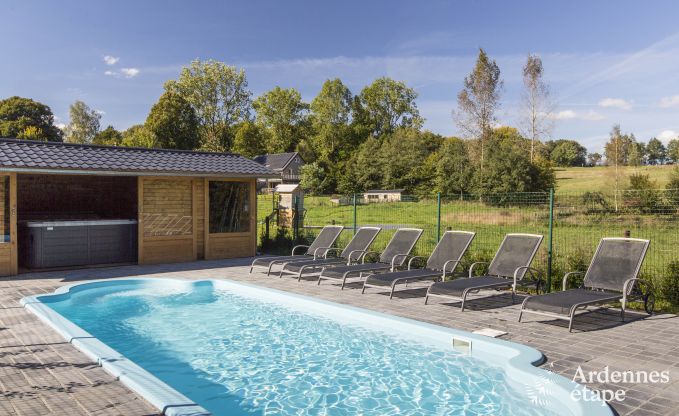 Luxusferienhaus mit Wellness und Pool fr 8 Personen zwischen Gouvy und Houffalize