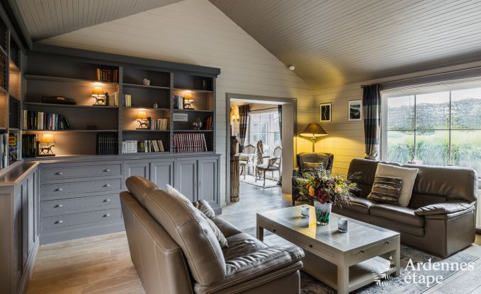 Luxusferienhaus in Hamois fr 8 Personen mit Schwimmbad und privatem Garten in den Ardennen