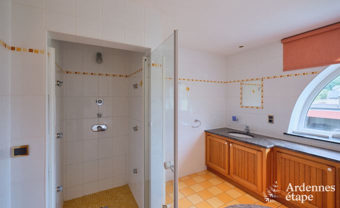 Charmantes Ferienhaus f�r 6 Personen in Han-sur-Lesse mit privater Terrasse am Wasser