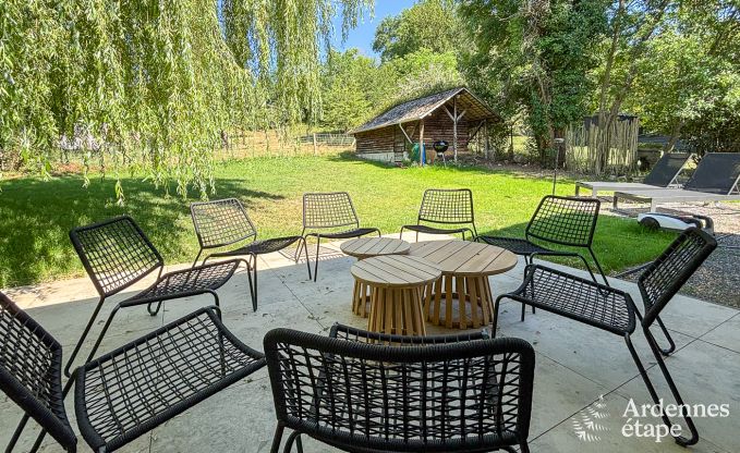 Gem�tliches Ferienhaus in Han-sur-Lesse f�r 8 Personen mit Sauna und Garten in der N�he der Grotten von Han