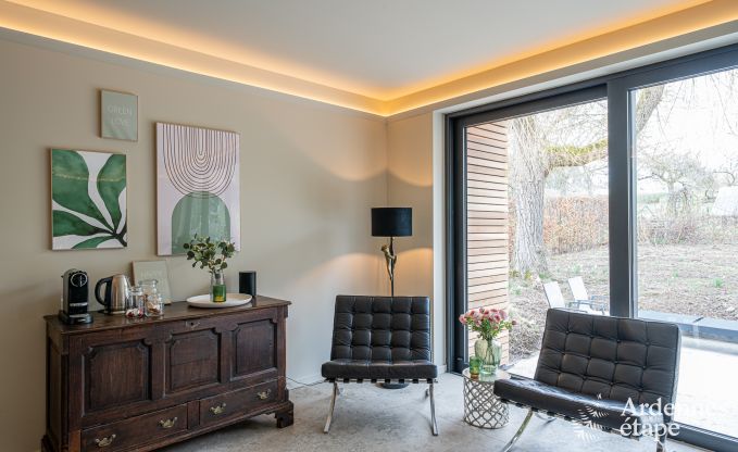 Gem�tliches Ferienhaus in Han-sur-Lesse f�r 8 Personen mit Sauna und Garten in der N�he der Grotten von Han