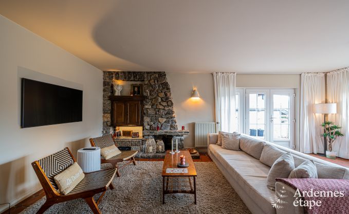 Gem�tliches Ferienhaus in Han-sur-Lesse f�r 8 Personen mit Sauna und Garten in der N�he der Grotten von Han