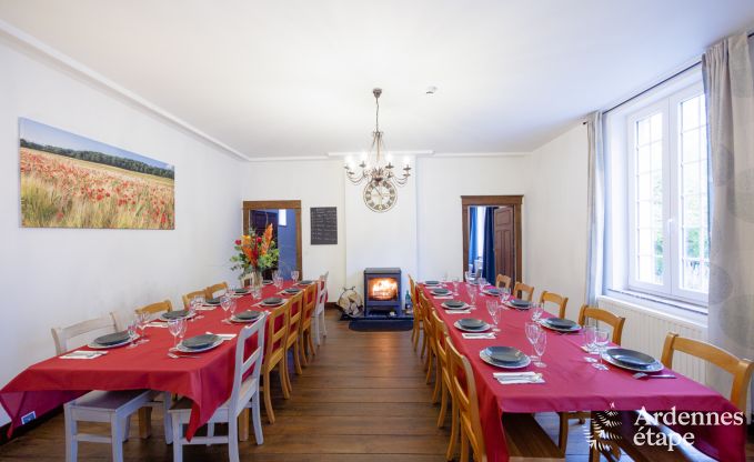 Ferienhaus Hannut 20 Pers. Ardennen Schwimmbad Wellness Behinderten gerecht