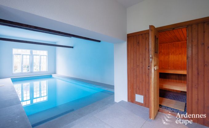 Ferienhaus Hannut 20 Pers. Ardennen Schwimmbad Wellness Behinderten gerecht