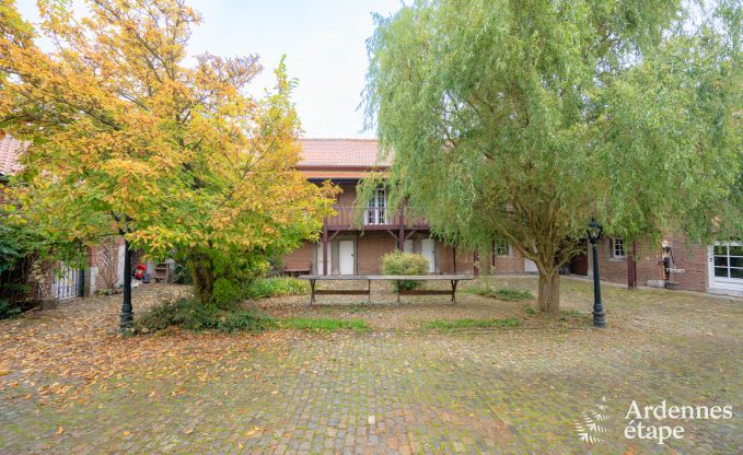 Ferienhaus Hannut 20 Pers. Ardennen Schwimmbad Wellness Behinderten gerecht