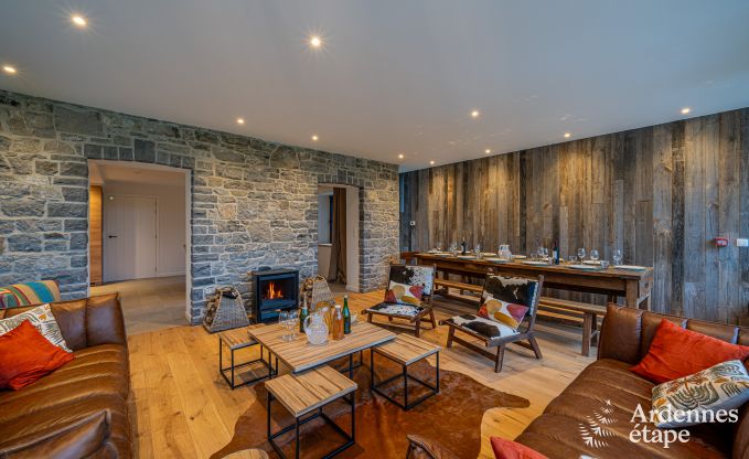 Luxusvilla fr 14 Personen in Havelange mit privatem Garten und modernen Annehmlichkeiten in den Ardennen