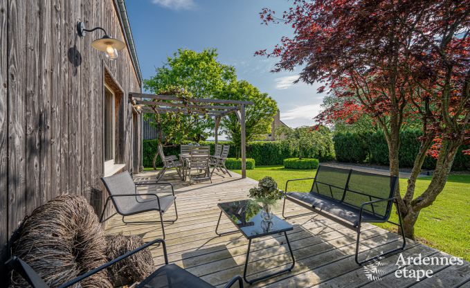 Charmantes Ferienhaus in Herbeumont f�r 6 Personen mit privatem Garten, 3 Schlafzimmern und Holzpelletheizung