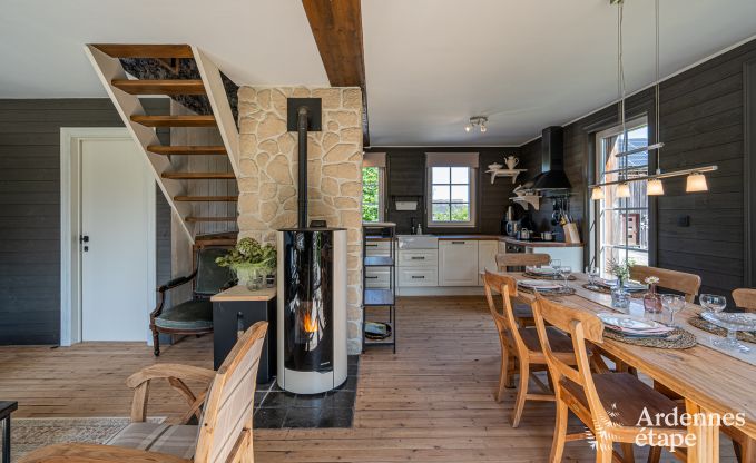 Charmantes Ferienhaus in Herbeumont f�r 6 Personen mit privatem Garten, 3 Schlafzimmern und Holzpelletheizung