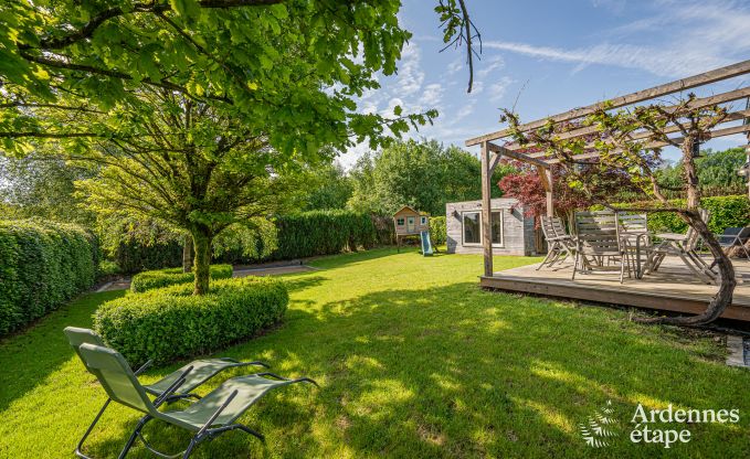 Charmantes Ferienhaus in Herbeumont f�r 6 Personen mit privatem Garten, 3 Schlafzimmern und Holzpelletheizung