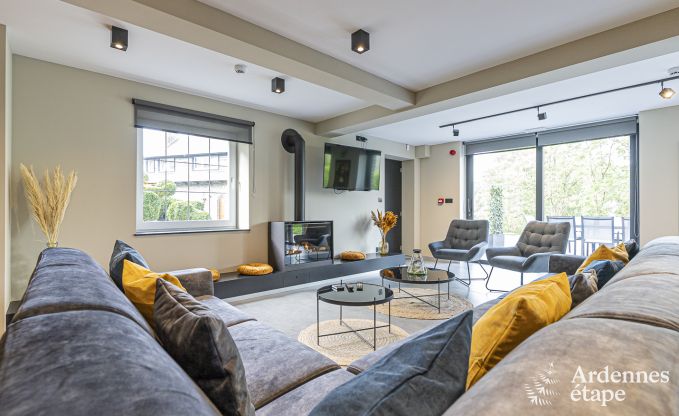 Luxusvilla Herbeumont 20 Pers. Ardennen Schwimmbad Wellness Behinderten gerecht