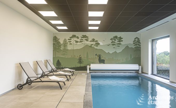 Luxusvilla Herbeumont 20 Pers. Ardennen Schwimmbad Wellness Behinderten gerecht