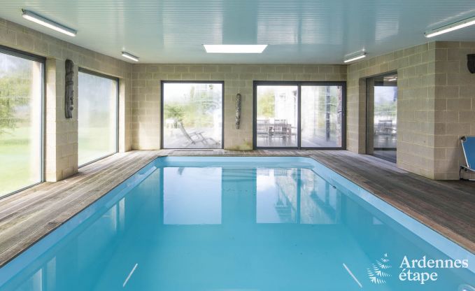 Luxusvilla Hockai 24 Pers. Ardennen Schwimmbad Wellness Behinderten gerecht