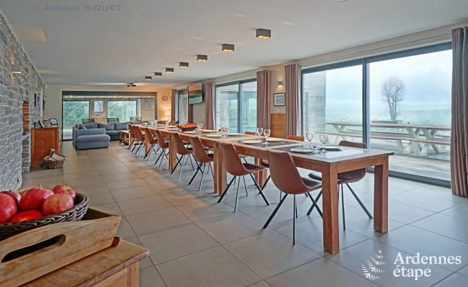 Luxusvilla Hockai 24 Pers. Ardennen Schwimmbad Wellness Behinderten gerecht