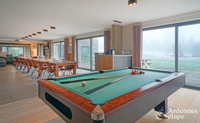 Luxusvilla Hockai 24 Pers. Ardennen Schwimmbad Wellness Behinderten gerecht