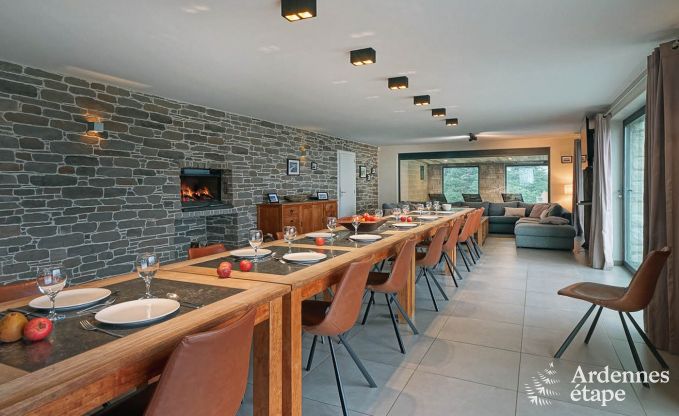 Luxusvilla Hockai 24 Pers. Ardennen Schwimmbad Wellness Behinderten gerecht