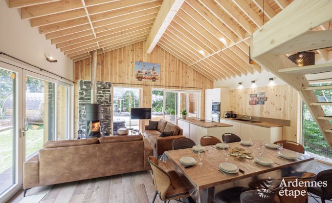 Chalet Hotton 4/6 Pers. Ardennen Schwimmbad Wellness Behinderten gerecht