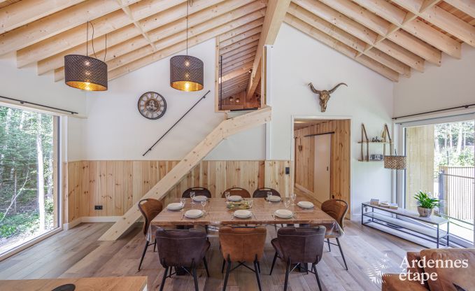 Chalet Hotton 4/6 Pers. Ardennen Schwimmbad Wellness Behinderten gerecht