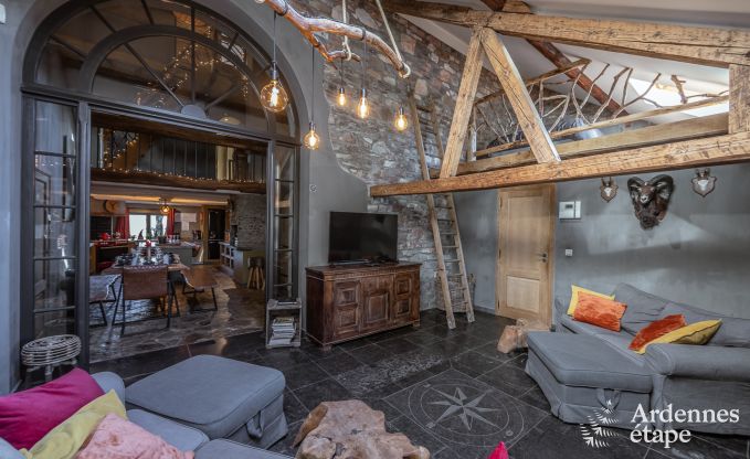 Ferienhaus Houffalize 9 Pers. Ardennen Schwimmbad Wellness