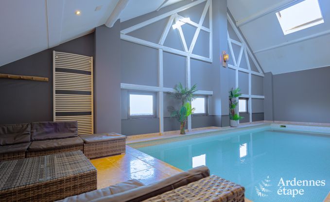 Ferienhaus Houffalize 9 Pers. Ardennen Schwimmbad Wellness