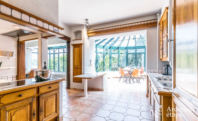 Luxusvilla im Herzen von Houffalize: Ferienhaus fr 24 Personen mit Sauna, Jacuzzi und Spielzimmer in den Ardennen
