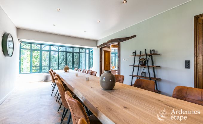 Luxusvilla im Herzen von Houffalize: Ferienhaus fr 24 Personen mit Sauna, Jacuzzi und Spielzimmer in den Ardennen