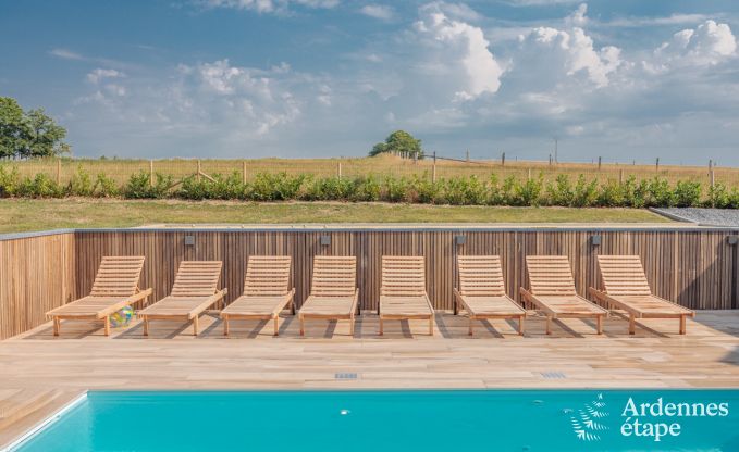 Luxusvilla Houffalize 10/12 Pers. Ardennen Schwimmbad Wellness Behinderten gerecht