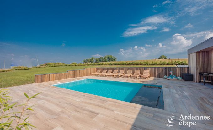 Luxusvilla Houffalize 10/12 Pers. Ardennen Schwimmbad Wellness Behinderten gerecht