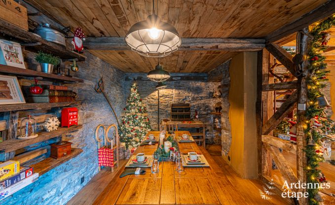 Einzigartiges Ferienhaus fr 6 Personen in Houffalize, das ganze Jahr ber in Weihnachtsstimmung!