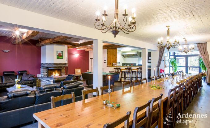 Ferienhaus Houffalize 30 Pers. Ardennen Schwimmbad Wellness